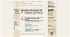 Desktop Screenshot of hausarztpraxis-falbe.de