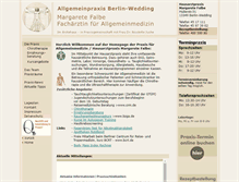 Tablet Screenshot of hausarztpraxis-falbe.de